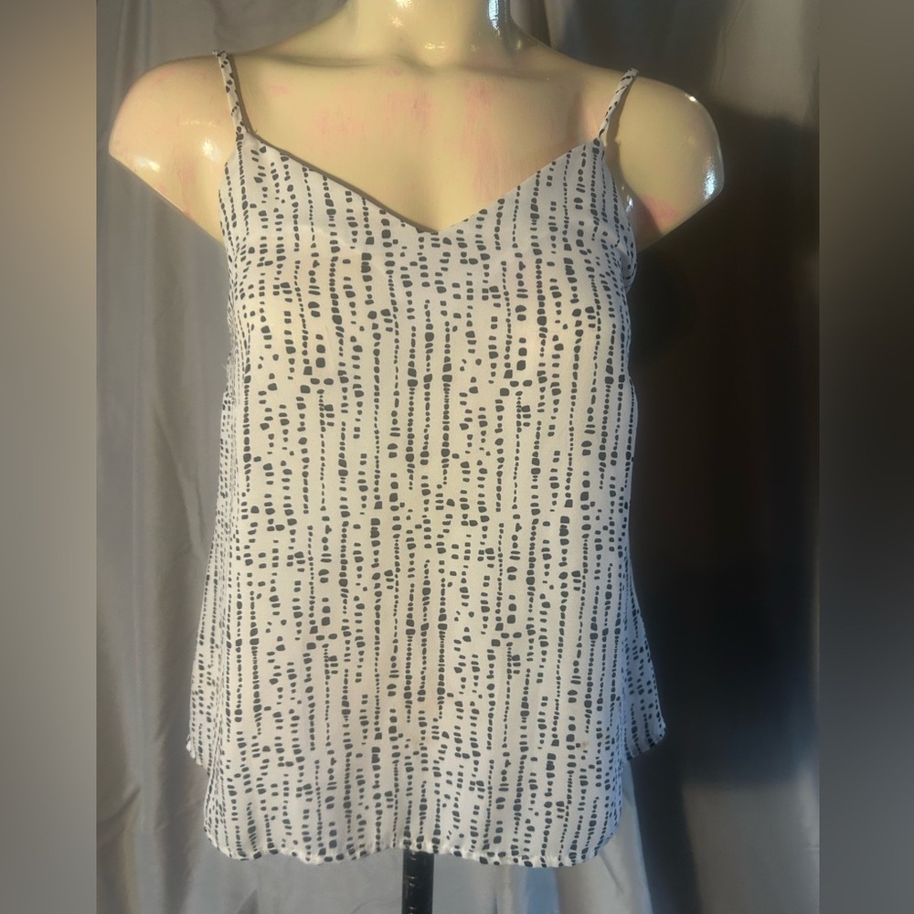 Jolie Vie Black and White v neck spaghetti straps